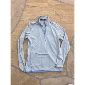 RLX Ralph Lauren Women’s M Grey Flex Jersey 1/4 Zip Pullover Athleisure LS